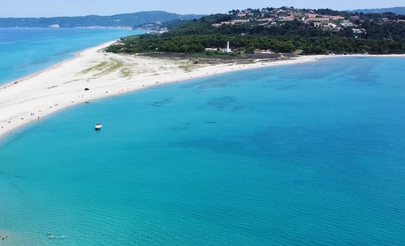Kasandra Halkidiki, slikano iz drona