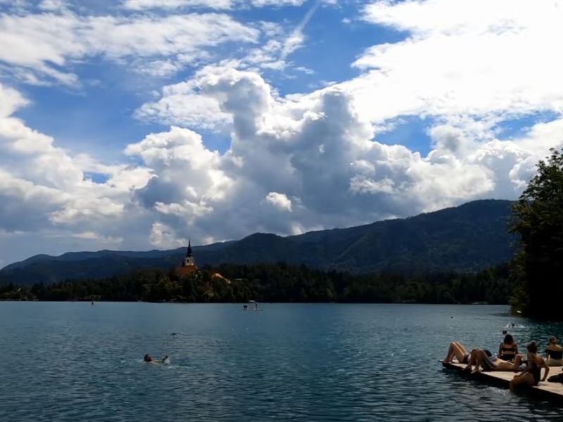 Slovenija, Bled iz drona